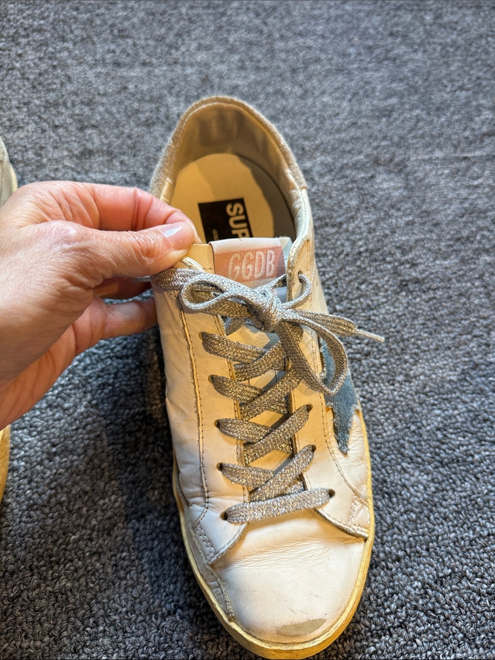 Golden Goose denim star, size 8 - Picture 6 of 6